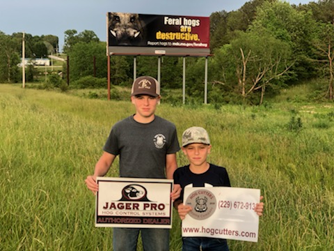 hog Cutters team with missouri billboard